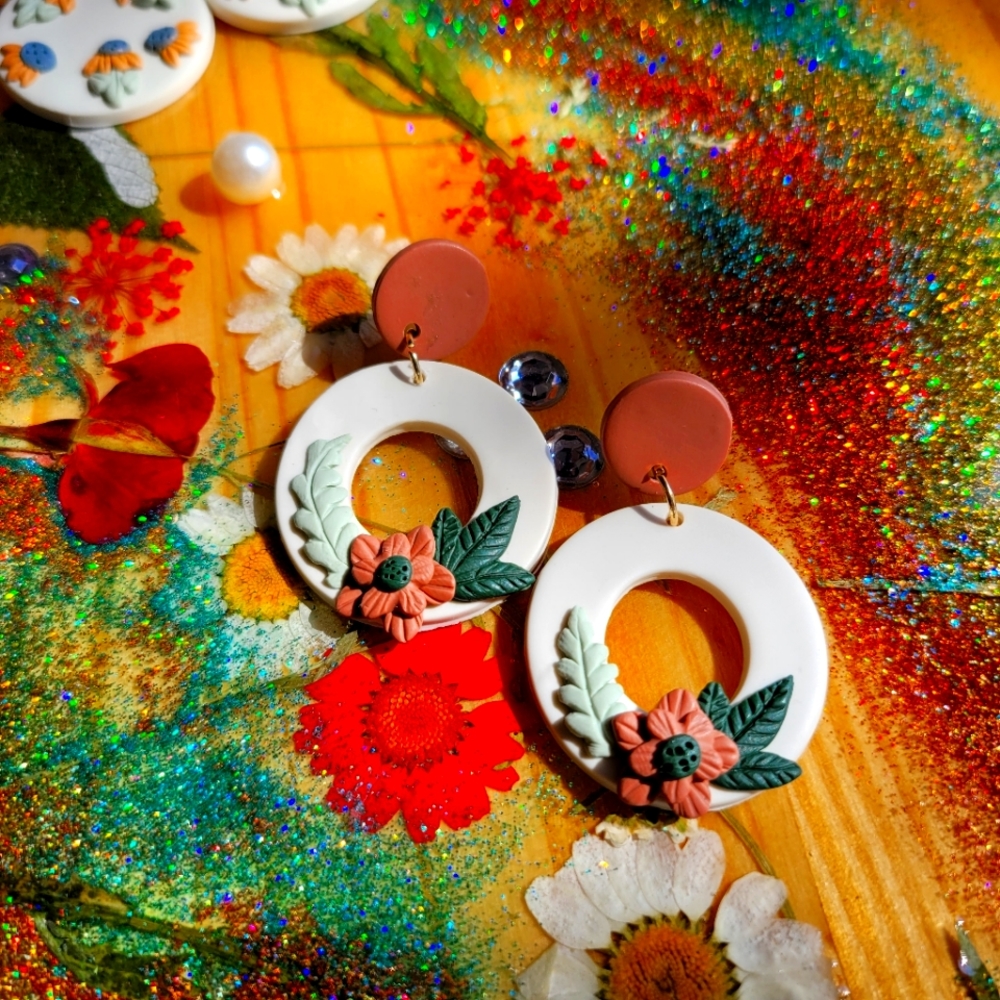 Clay earrings
